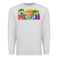 Dove Grey beach Premium Sweatshirt - RanaPortraitStore