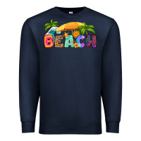 Navy beach Premium Sweatshirt - RanaPortraitStore