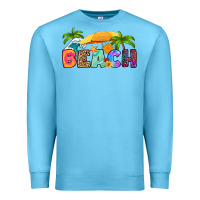 Ocean Blue beach Premium Sweatshirt - RanaPortraitStore