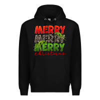 Black Merry christmas Premium Hoodie - FaDigitalArtStudio