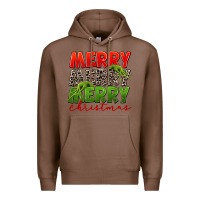 Chestnut Merry christmas Premium Hoodie - FaDigitalArtStudio