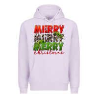 Lilac Merry christmas Premium Hoodie - FaDigitalArtStudio