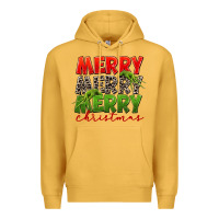 Mustard Merry christmas Premium Hoodie - FaDigitalArtStudio