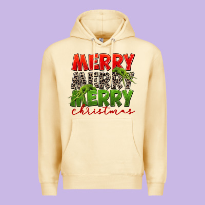 Merry Christmas Premium Hoodie Designed By Fadigitalartstudio