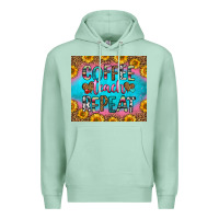 Seafoam coffee teach repeat Premium Hoodie - HRA Design Shop