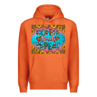 Carrot coffee teach repeat Premium Hoodie - HRA Design Shop