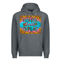 Rock coffee teach repeat Premium Hoodie - HRA Design Shop