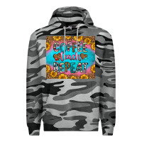Slate Camo coffee teach repeat Premium Hoodie - HRA Design Shop