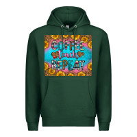 Sports Green coffee teach repeat Premium Hoodie - HRA Design Shop