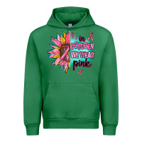 Emerald sunflower in october we wear pink Urban Hoodie - AdoDesignShop