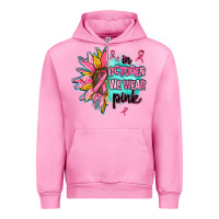Fuchsia Pink sunflower in october we wear pink Urban Hoodie - AdoDesignShop