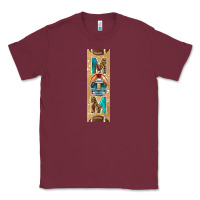 Burgundy american football with leopard pen wraps Classic Tee - BundleAndBundleShop