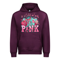 Mauve Wine in october we wear pink Urban Hoodie - AdoDesignShop