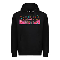 Black coffee teach repeat teacher libbey glass Premium Hoodie - HRA Design Shop