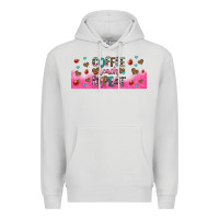 Dove Grey coffee teach repeat teacher libbey glass Premium Hoodie - HRA Design Shop