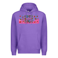 Purple coffee teach repeat teacher libbey glass Premium Hoodie - HRA Design Shop
