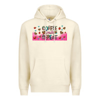 Sandshell coffee teach repeat teacher libbey glass Premium Hoodie - HRA Design Shop