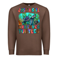 Chestnut just a girl who loves turtles Premium Sweatshirt - RanaPortraitStore