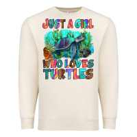 Sandshell just a girl who loves turtles Premium Sweatshirt - RanaPortraitStore