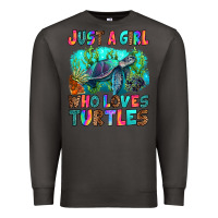 Smoke just a girl who loves turtles Premium Sweatshirt - RanaPortraitStore