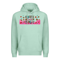 Seafoam coffee teach repeat teacher libbey glass Premium Hoodie - HRA Design Shop