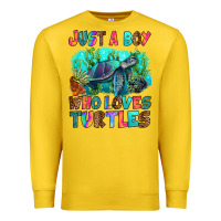 Lemon just a boy who loves turtles Premium Sweatshirt - RanaPortraitStore