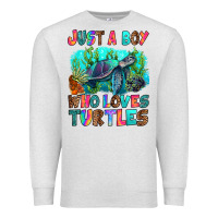 Oatmeal Heather just a boy who loves turtles Premium Sweatshirt - RanaPortraitStore