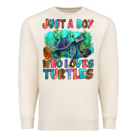 Sandshell just a boy who loves turtles Premium Sweatshirt - RanaPortraitStore