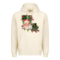 Tofu Louisiana map christmas santa Premium Hoodie - FaDigitalArtStudio