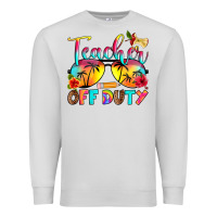 Dove Grey teacher off duty Premium Sweatshirt - RanaPortraitStore