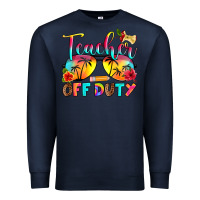 Navy teacher off duty Premium Sweatshirt - RanaPortraitStore
