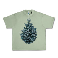 Oil Green Colorado Blue Spruce Urban Heavy Tee - RanaPortraitStore