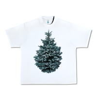 White Colorado Blue Spruce Urban Heavy Tee - RanaPortraitStore