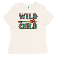Bone wild chıld serape sunflower and gemstone with arrow Ladies Tee - Artiststas