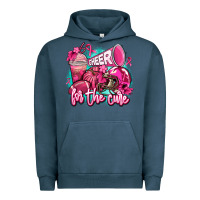 Pigment Midnight Navy cheer for the cure Urban Hoodie - AdoDesignShop