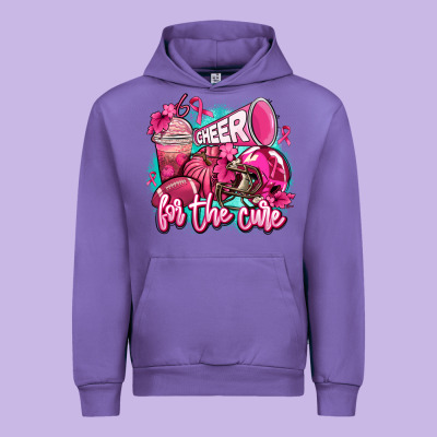 Cheer For The Cure Urban Hoodie Designed By Adodesignshop