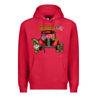 Cardinal america soldier truck Premium Hoodie - CowhideDigitalArt