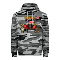 Slate Camo america soldier truck Premium Hoodie - CowhideDigitalArt