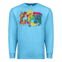 Ocean Blue lpn summer Premium Sweatshirt - RanaPortraitStore