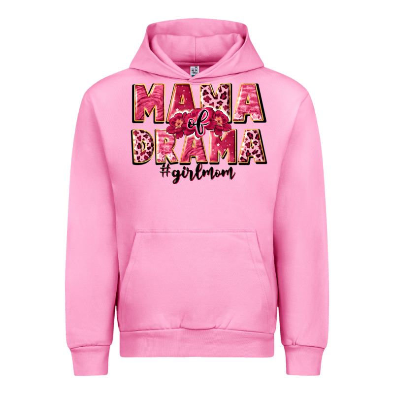 Mama Of Drama Girl Mom Urban Hoodie by JahusDesignShop | Teevron