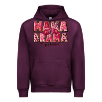 Mauve Wine mama of drama girl mom Urban Hoodie - JahusDesignShop