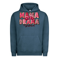 Pigment Midnight Navy mama of drama girl mom Urban Hoodie - JahusDesignShop