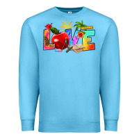 Ocean Blue love teacher summer Premium Sweatshirt - RanaPortraitStore