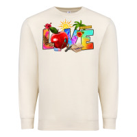 Sandshell love teacher summer Premium Sweatshirt - RanaPortraitStore