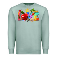 Seafoam love teacher summer Premium Sweatshirt - RanaPortraitStore
