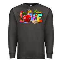 Smoke love teacher summer Premium Sweatshirt - RanaPortraitStore