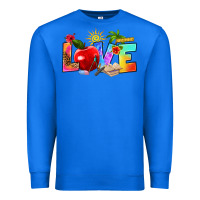 True Royal love teacher summer Premium Sweatshirt - RanaPortraitStore