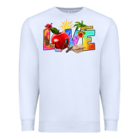 White love teacher summer Premium Sweatshirt - RanaPortraitStore