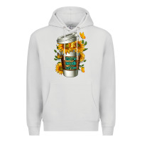 Dove Grey Mama Needs Coffee Cup Premium Hoodie - FaDigitalArtStudio