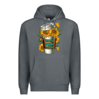Rock Mama Needs Coffee Cup Premium Hoodie - FaDigitalArtStudio